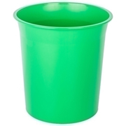 OLEF PAPELERA PLASTICO OPACO 16L VERDE POPVE